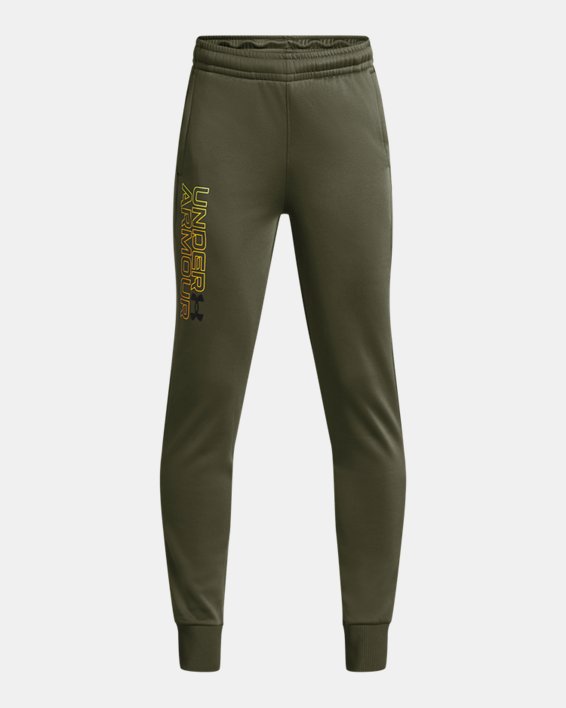 Armour Fleece® Jogginghose mit Grafik für Jungen, Green, pdpMainDesktop image number 0